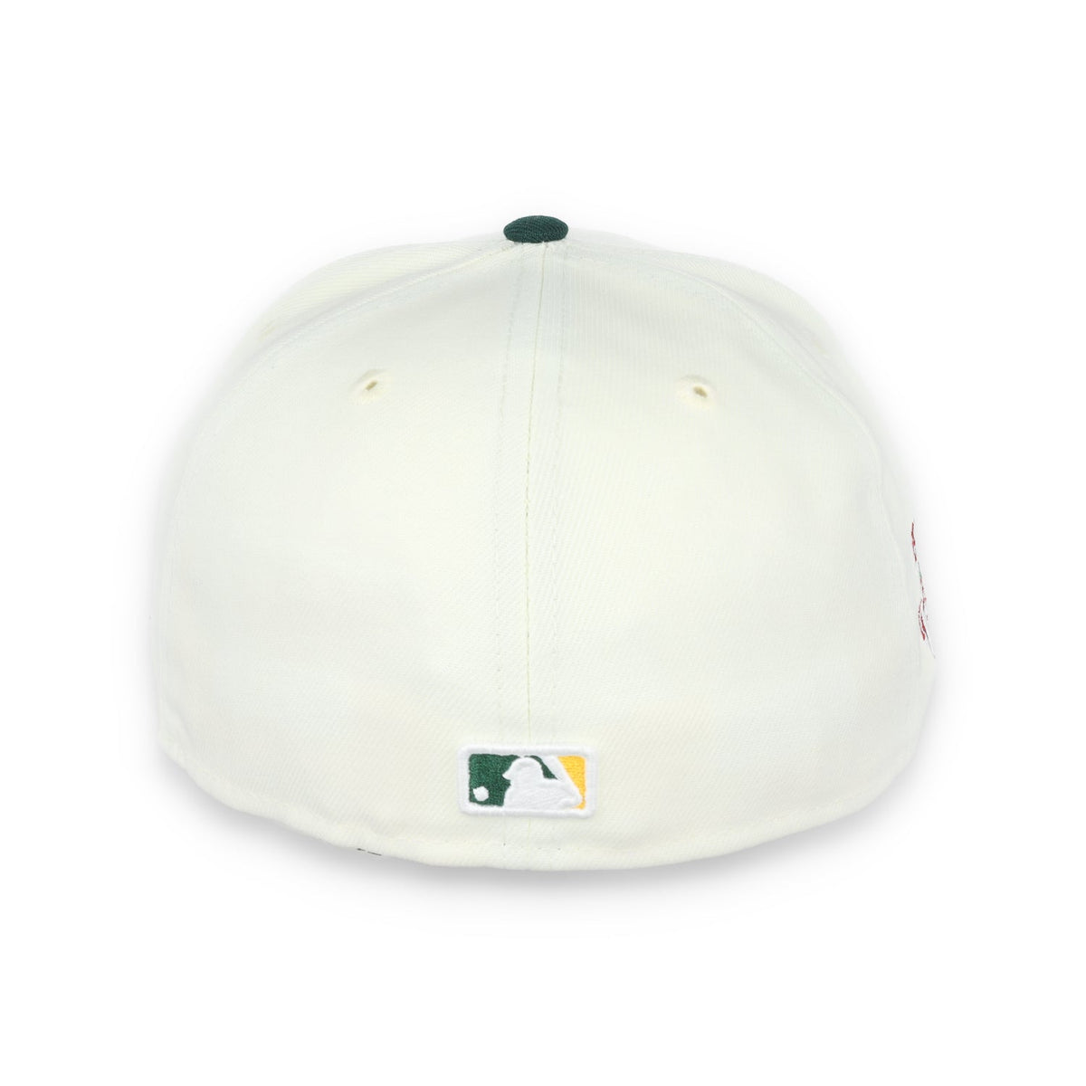 New Era Oakland Athletics Throwback 1989 World Series Patch 59FIFTY Fitted Ivory Hat