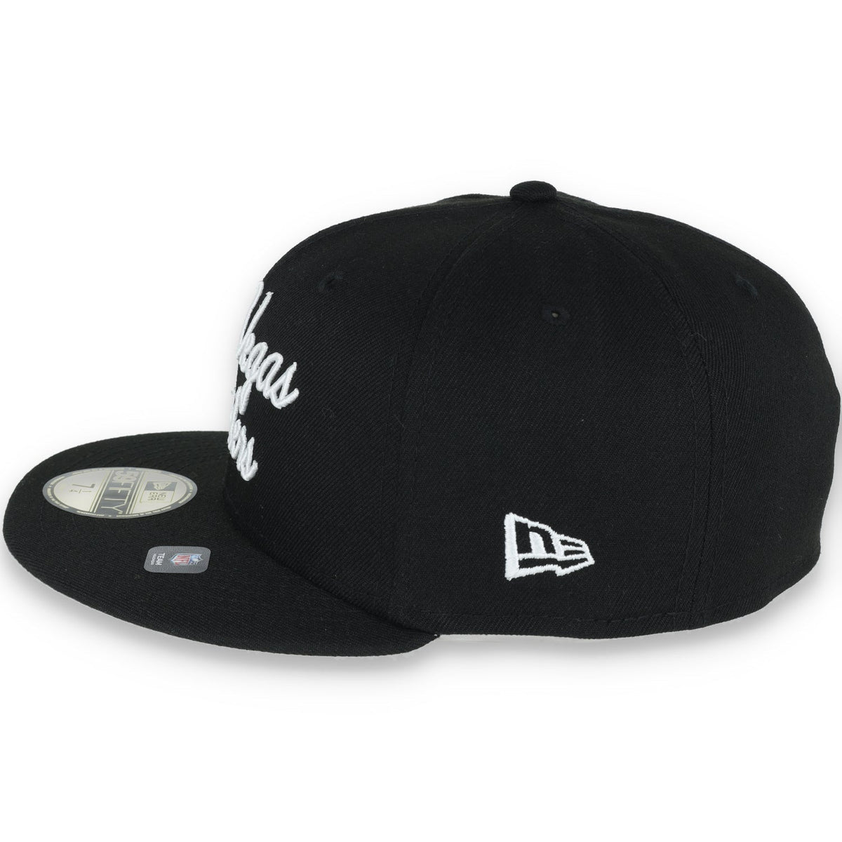 New Era Las Vegas Raiders Fairway Script 59FIFTY Fitted Hat