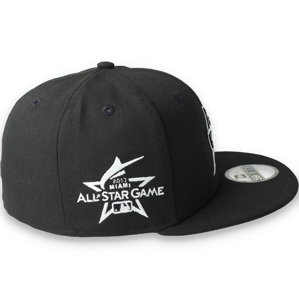 New Era Miami Marlins Side Patch 2017 All Star 59Fifty Fitted-Black/White