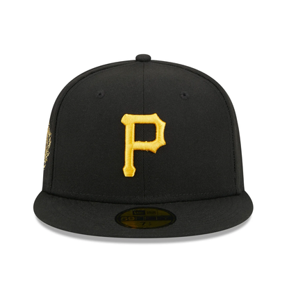 New Era Pittsburgh Pirates Laurel 1925 World Series Side Patch 59fifty Fitted Cap-Black