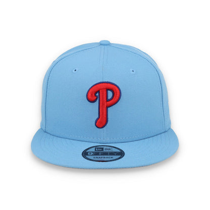 New Era Philadelphia Phillies Evergreen MLB 9Fifty Snapback- Sky Blue