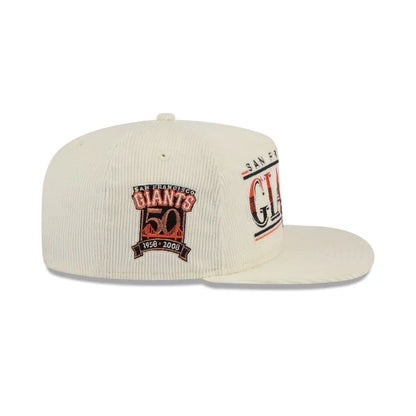 New Era San Francisco Giants Corduroy Throwback The Golfer Snapback Hat