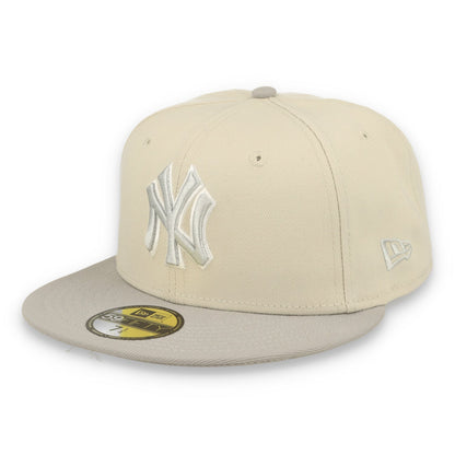 New Era New York Yankees TWO-TONE COLOR PACK 59FIFTY Fitted hat-Khaki/Grey
