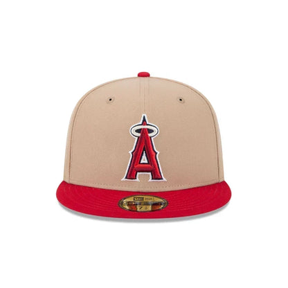 New Era Los Angeles Angels 59FIFTY Fitted Hat-Camel