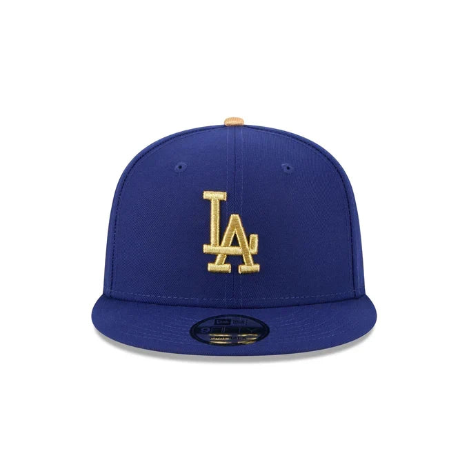 New Era Los Angeles Dodgers 2024 World Series Side Patch 9FIFTY Snapback Hat-Royal/Gold