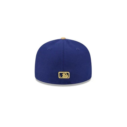 New Era Kids Los Angeles Dodgers 2024 World Series Side Patch 59FIFTY Fitted Hat - Royal/Gold