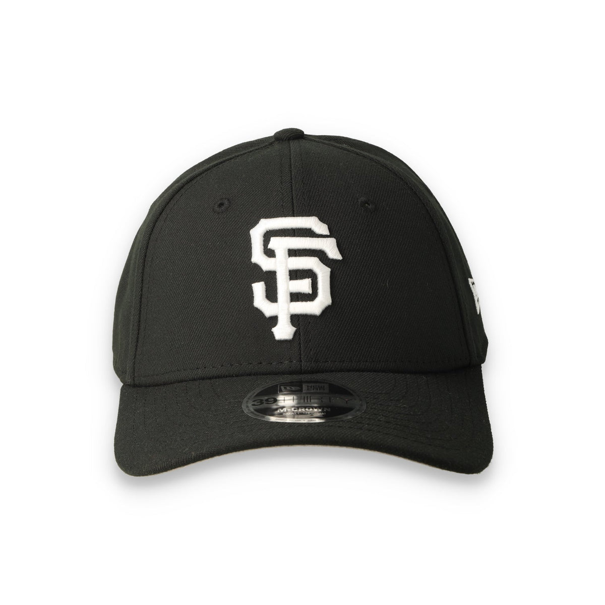 New Era San Francisco Giants 39THIRTY M-Crown A-Frame Stretch Fit Hat-Black/White