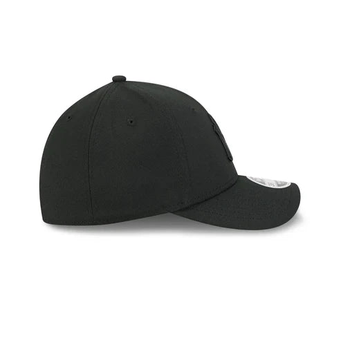New Era New York Yankees 39THIRTY M-Crown A-Frame Stretch Fit Hat-Black/Black