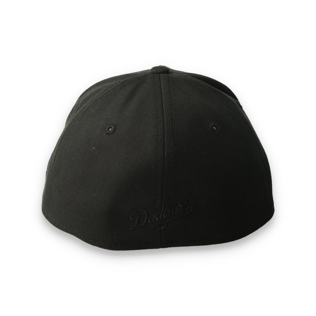 New Era Los Angeles Dodgers 39THIRTY M-Crown A-Frame Stretch Fit Hat-Black/Black