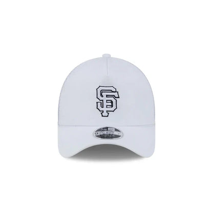 New Era San Francisco Giants 2026 Batting Practice White 9FORTY APEX Trucker Snapback Hat