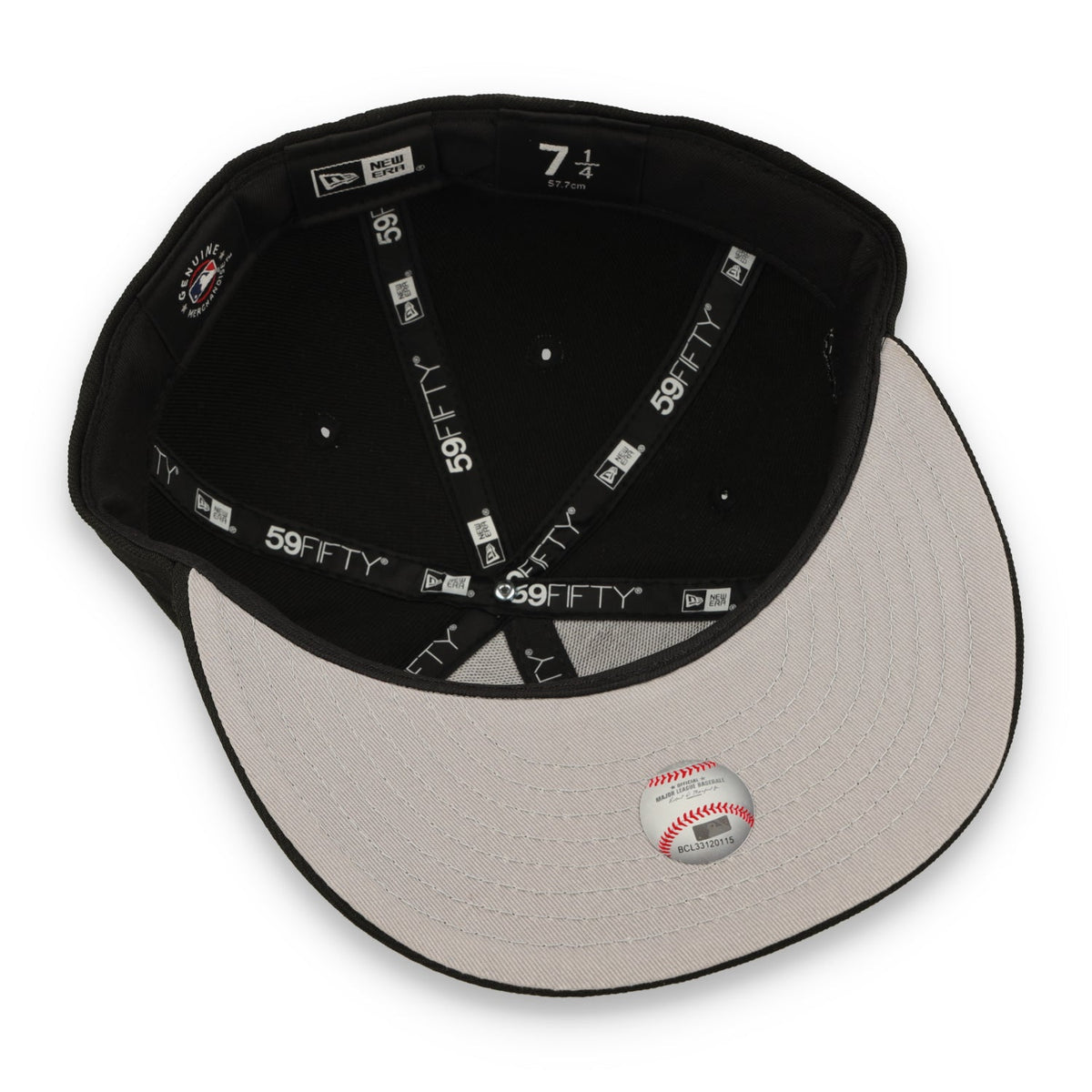 New Era San Francisco Giants Black Scripted 59FIFTY Fitted Hat