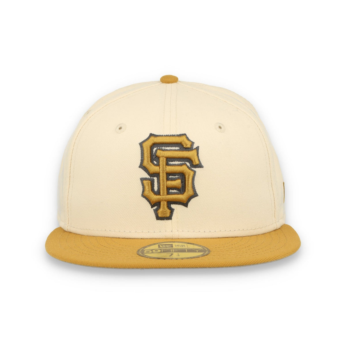 NEW ERA SAN FRANCISCO GIANTS 2-TONE 59FIFTY FITTED HAT-BEIGE/BRONZE