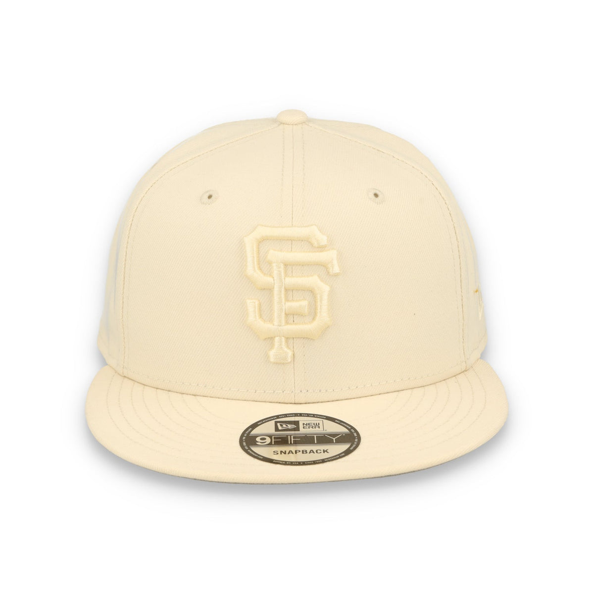 New Era San Francisco Giants Color Pack 9FIFTY Adjustable Snapback Hat-Light Beige