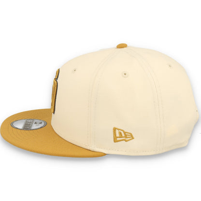 New Era San Diego Padres 2-Tone 9FIFTY Snapback Hat-Beige /Bronze