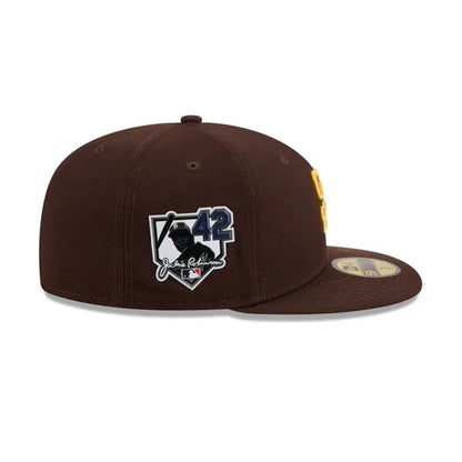 New Era San Diego Padres Jackie Robinson Day 2026 59FIFTY Fitted - Brown