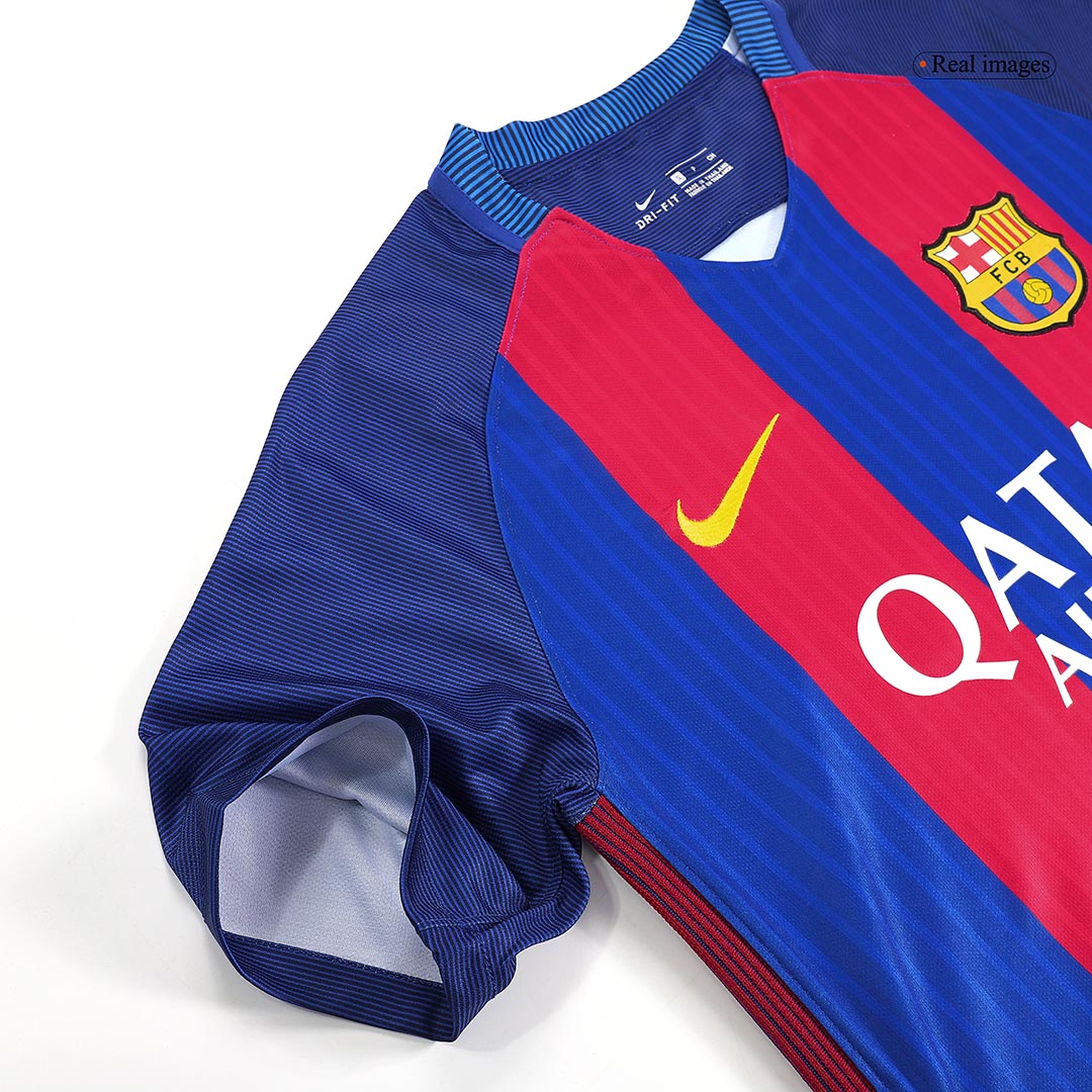 Retro MESSI #10 2016/17 Mens Barcelona Home Jersey