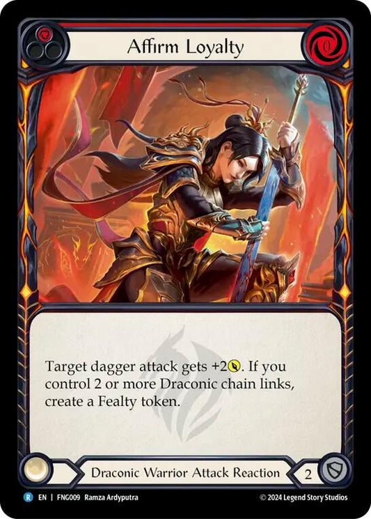 Affirm Loyalty (Red) [FNG009] (The Hunted Fang Blitz Deck)