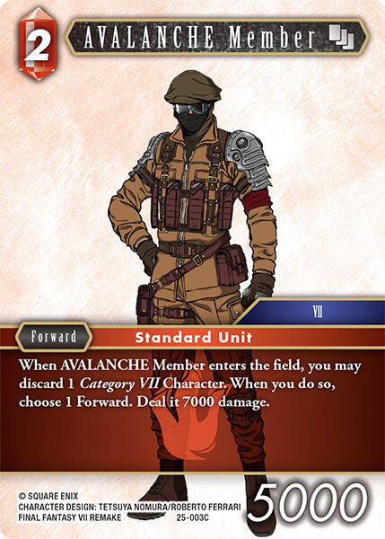 AVALANCHE Member [Tears of the Planet]