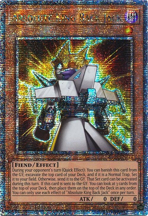 Absolute King Back Jack [RA04-EN244] Quarter Century Secret Rare