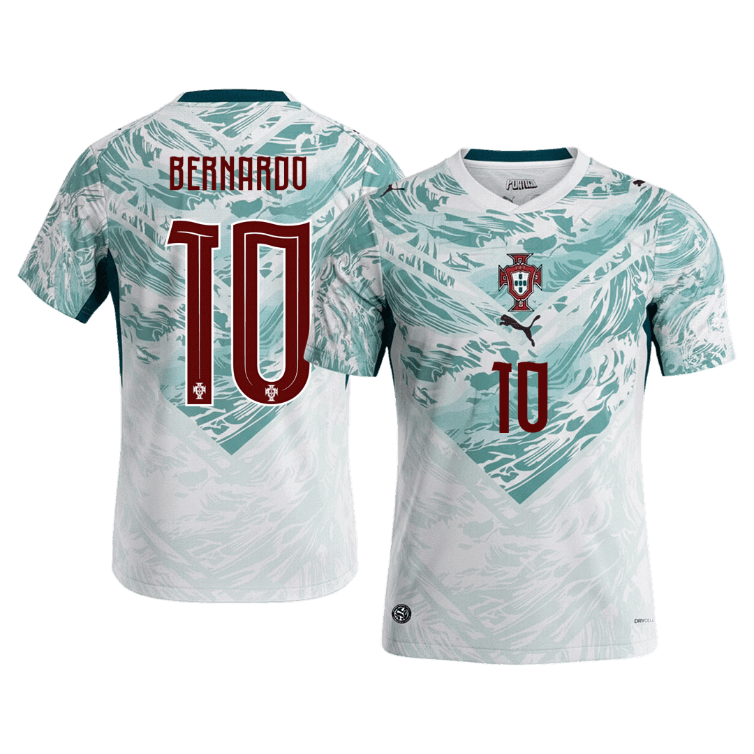 BERNARDO #10 Mens Portugal World Cup Away Jersey 2026