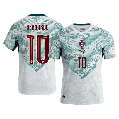 BERNARDO #10 Mens Portugal World Cup Away Jersey 2026