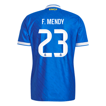 F. MENDY #23 Mens Real Madrid Third Jersey 2025/26 - Player Version (Slim Fit)
