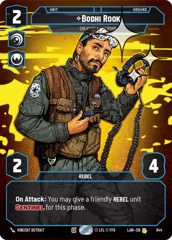 Bodhi Rook - Creating a Diversion (Prestige Foil) (844) (844) [A Lawless Time]