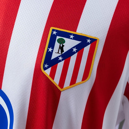 Atletico Madrid Jersey 25/26 Home Football Kit Long Sleeves