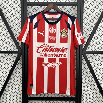 Chivas Jersey 25/26 Home Football Kit Soccer Jersey
