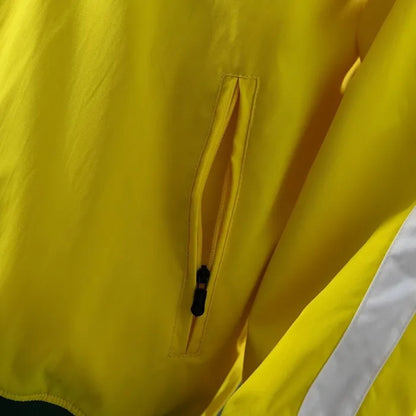 Brazil Windbreaker 2010-11 Yellow Football Kit Soccer Jersey