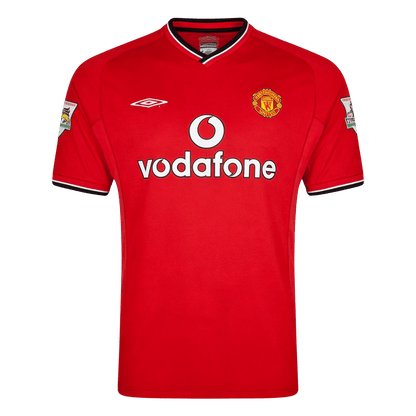 Retro 2000/02 Mens Manchester United Home Jersey