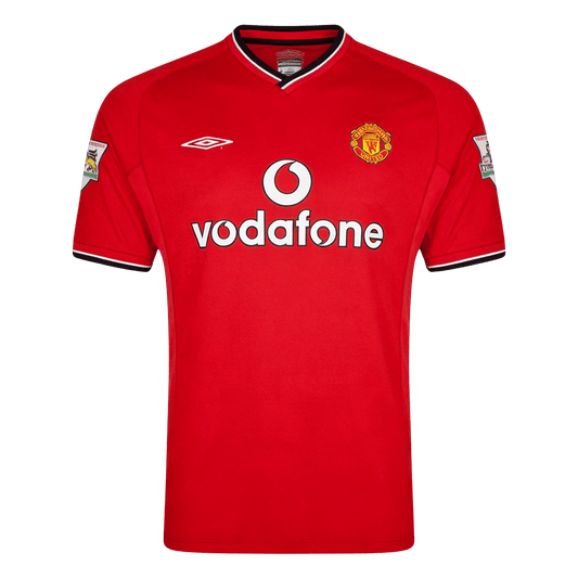 Retro 2000/02 Mens Manchester United Home Jersey
