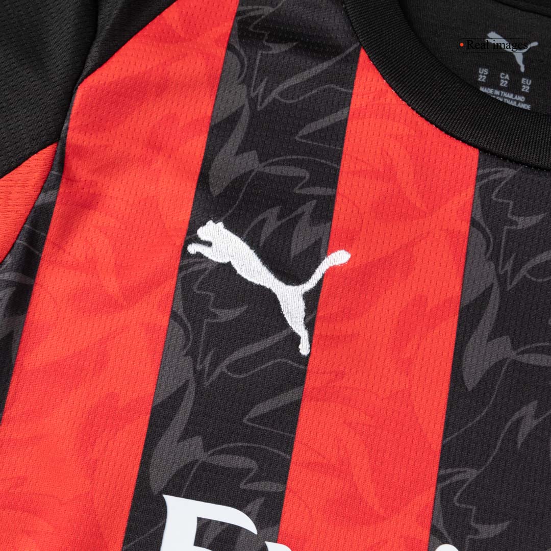 Kids AC Milan Home Kit 2025/26