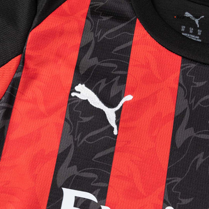 Kids AC Milan Home Full Kit 2025/26