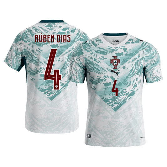 RÚBEN DIAS #4 Mens Portugal World Cup Away Jersey 2026