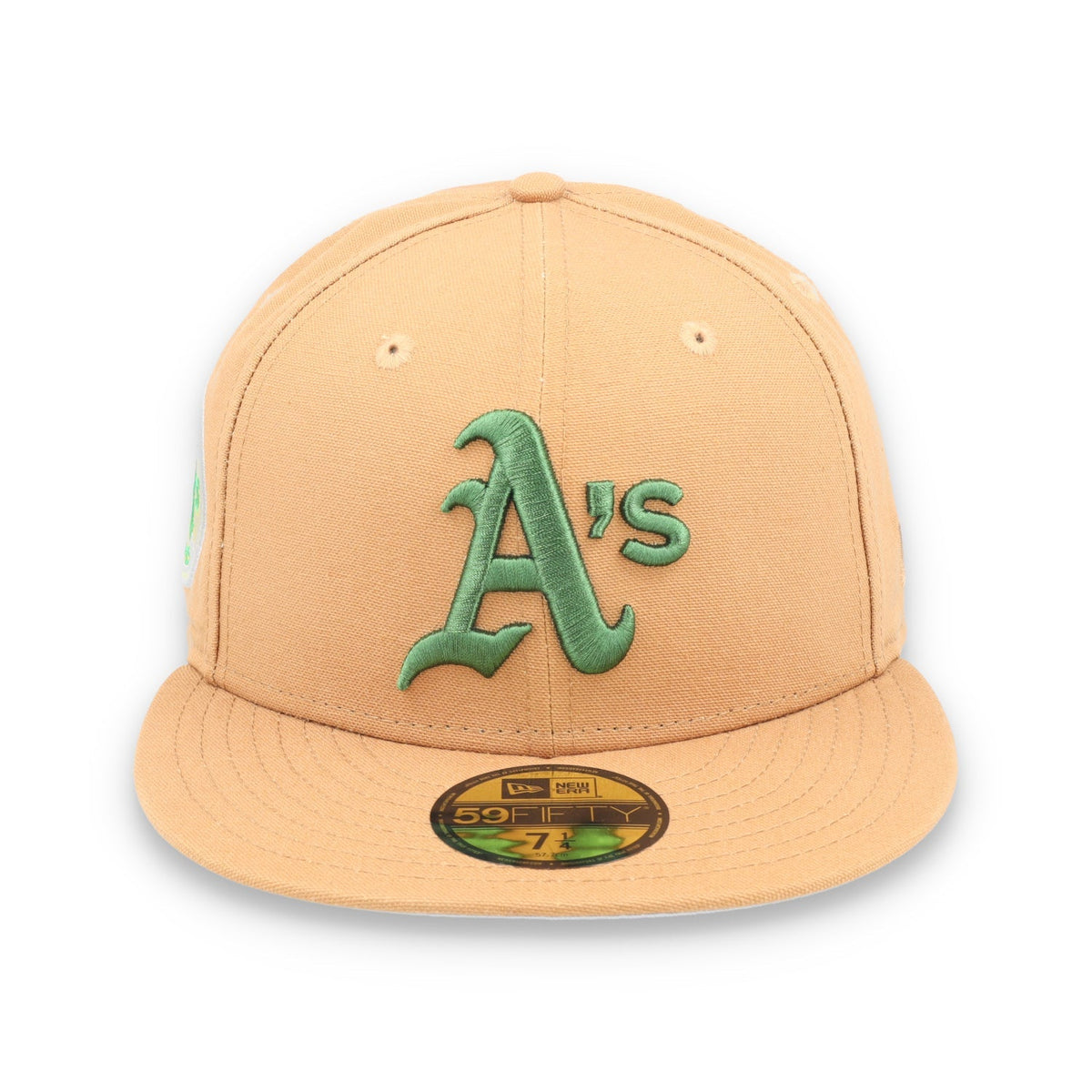 New Era Oakland Athletics 1973 World Series Patch 59FIFTY Fitted-Peanut