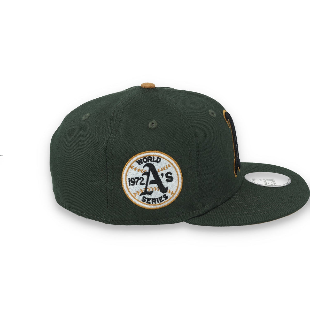 New Era Oakland Athletics 1972 World Series Side Patch 59FIFTY Fitted Hat-Seeweed