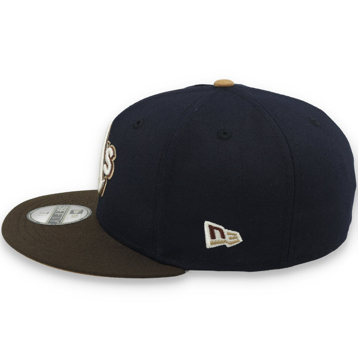 New Era Oakland Athletics 50th Anniversary Side Patch 59fifty Fitted Hat-Navy