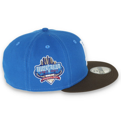 New Era Los Angeles Dodgers 40th Anniversary Side Patch 59FIFTY Fitted  Mystic Blue/Brown