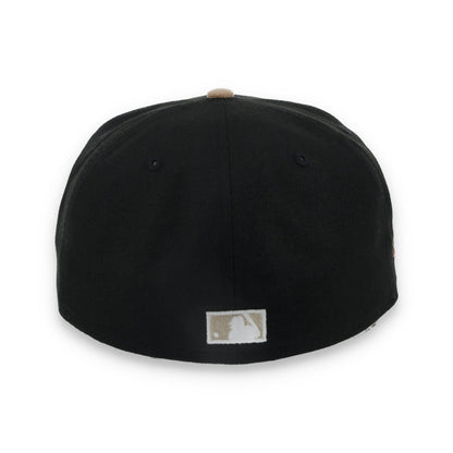New Era San Francisco Giants  1989 Battle Of The Bay Side patch 59FIFTY Fitted Hat-Black/Khaki