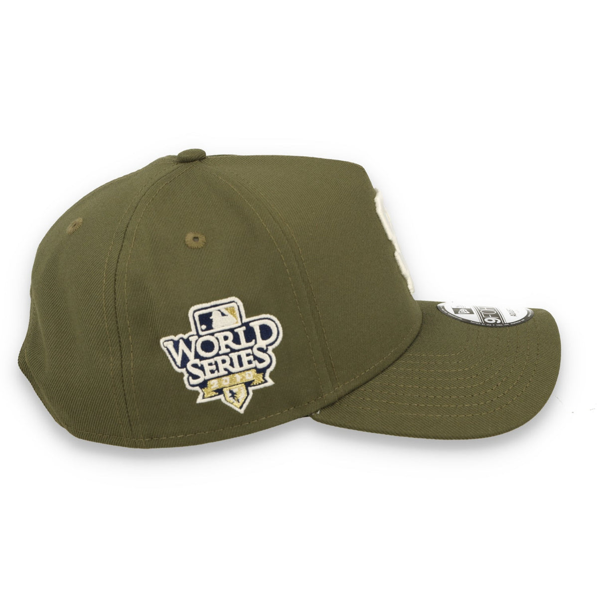 New Era San Francisco Giants 2010 World Series 9FORTY A-Frame Snapback Hat-New Olive