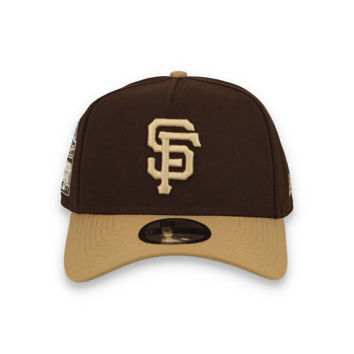 New Era San Francisco Giants ASG 2007 Patch 9FORTY A-Frame Snapback Hat-Burnt Wood/ Khaki