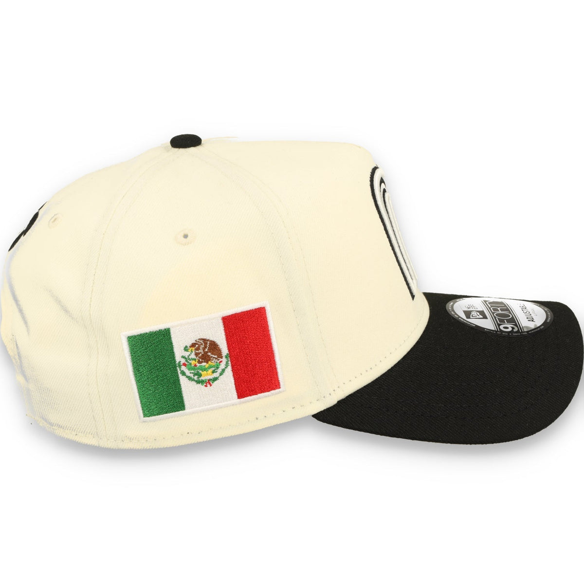New Era Mexico WBC  9FORTY A-Frame Snapback Hat-Chrome/Black