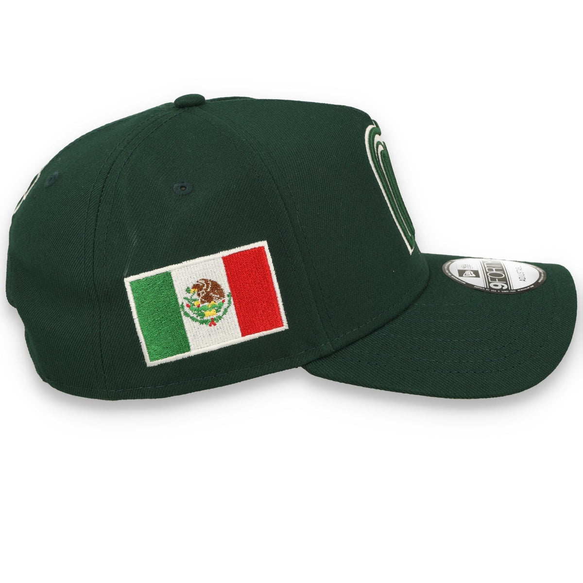 New Era Mexico WBC  9FORTY A-Frame Snapback Hat-Dark Green