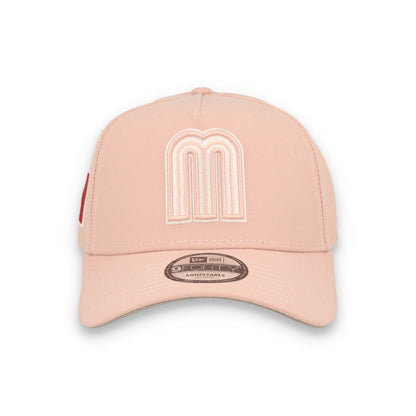 New Era Mexico WBC  9FORTY A-Frame Snapback Hat-Pink