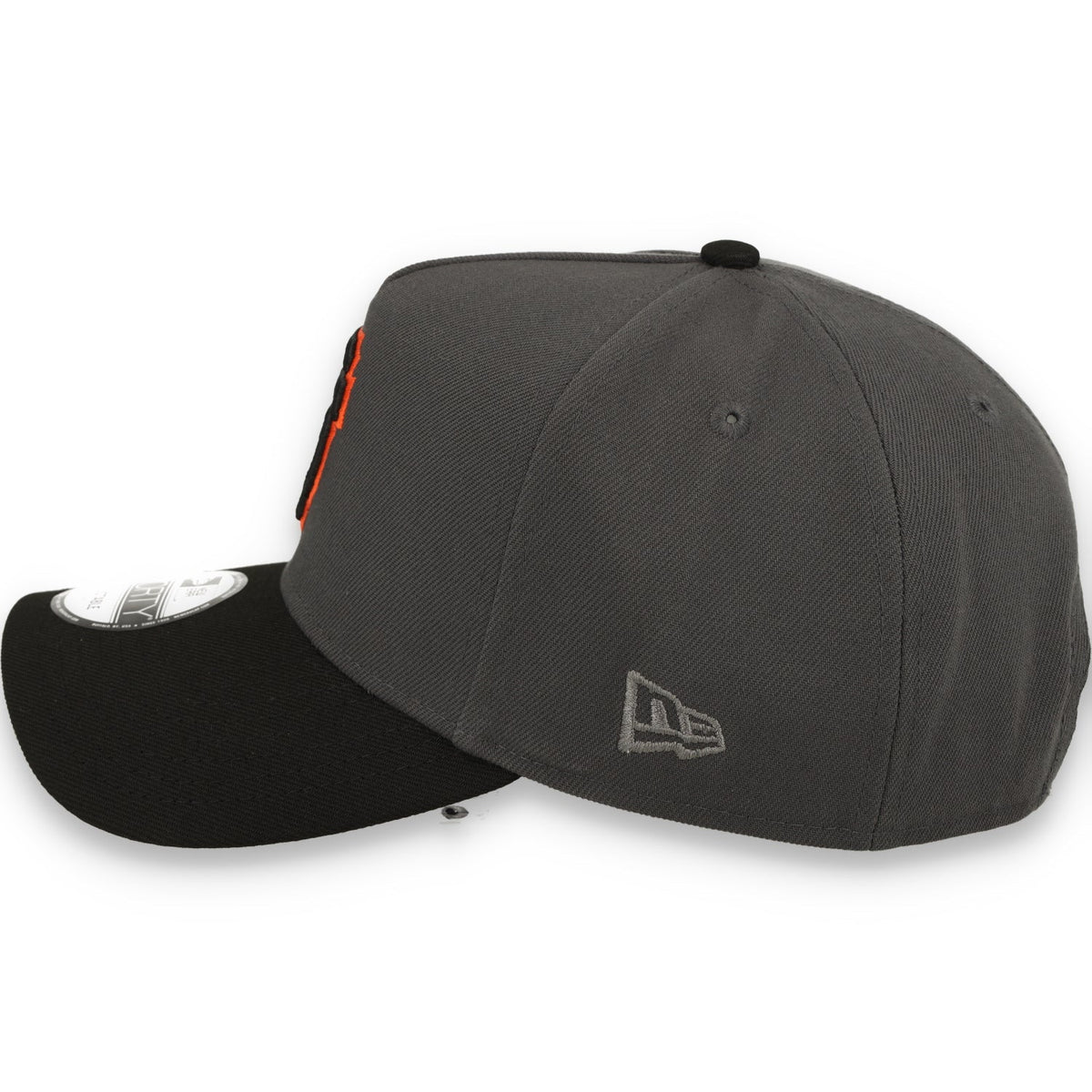 New Era San Francisco Giants  9FORTY A-Frame Snapback Hat-Dark Graphite