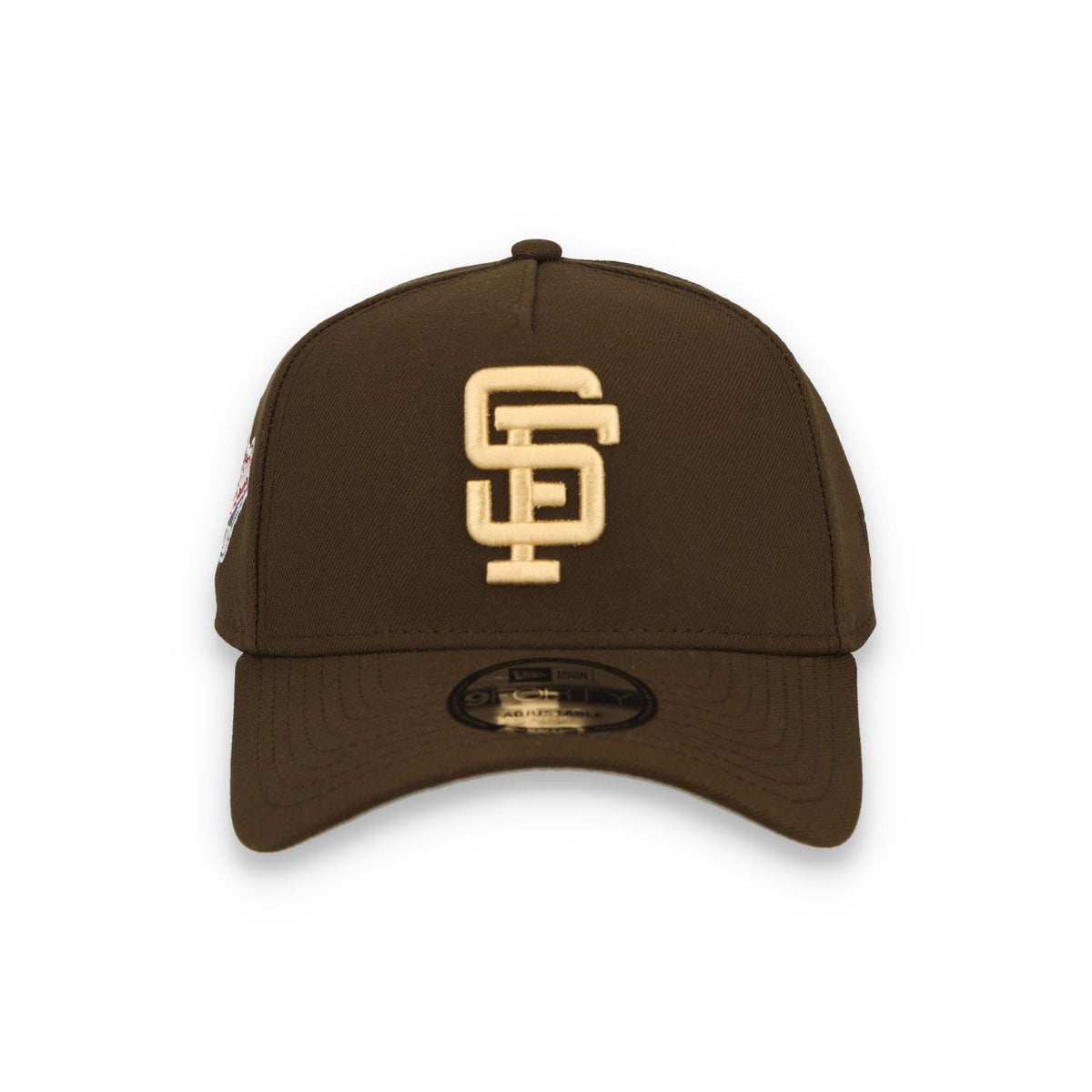 New Era San Francisco Giants 1989 World Series 9FORTY A-Frame Snapback Hat-Brown