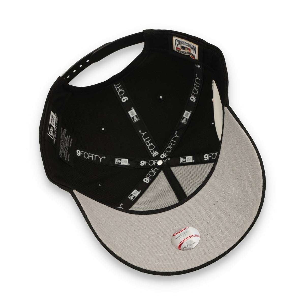 New Era San Francisco Giants 25th Anniversary 9FORTY A-Frame Snapback Hat-Black