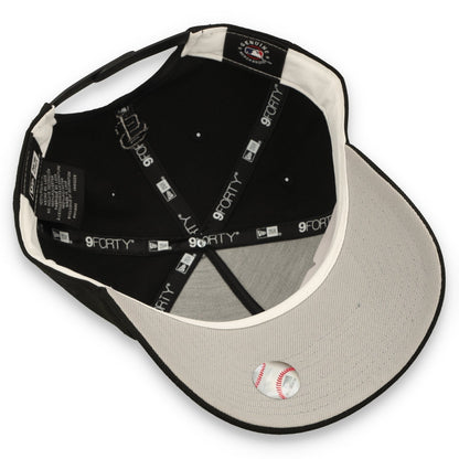 New Era San Francisco Giants Team Fire 9FORTY A-Frame Snapback Hat-Black