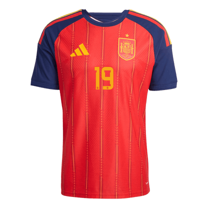 LAMINE YAMAL #19 Mens Spain World Cup Home Jersey 2026 - Player Version (Slim Fit)
